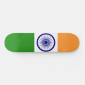 インドの国旗 スケートボード (横)