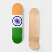 インドの国旗 スケートボード (正面)