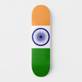インドの国旗 スケートボード (正面)