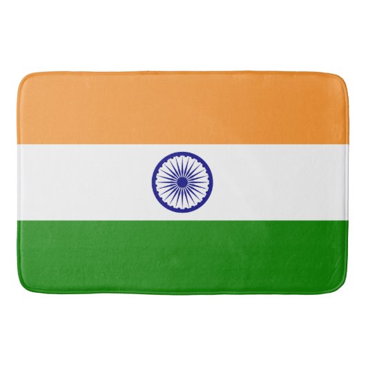 インドの国旗 バスマット (正面)
