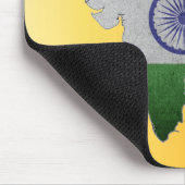 インドの国旗 マウスパッド (コーナー)
