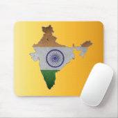 インドの国旗 マウスパッド (マウス)