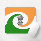 インドの国旗 マウスパッド (マウス)