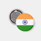 インドの国旗 マグネット (正面/裏面)
