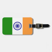 インドの国旗 ラゲッジタグ (正面横)