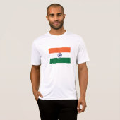 インドの国旗 Tシャツ (正面フル)