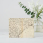 インドの地図 ポストカード (スタンド正面)