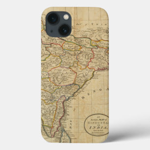 インドの地図 iPhone 13ケース
