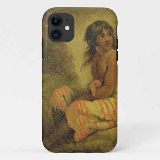 インドの女の子1793年(パネルに取付けられるキャンバスの油) Case-Mate iPhoneケース (裏面)