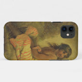 インドの女の子1793年(パネルに取付けられるキャンバスの油) Case-Mate iPhoneケース (裏面(横))