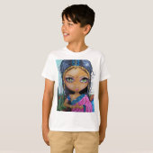 インドの女の子 Tシャツ (正面フル)