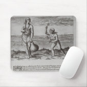 インドの女性および若い女の子 マウスパッド (マウス)