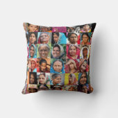 インドの女性 クッション (裏面)