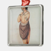 インドの女性 メタルオーナメント (左)