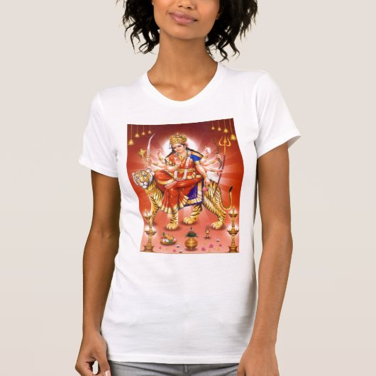 インドの女神 Tシャツ (正面)
