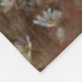 インドの娘およびオオカミのフリースブランケット フリースブランケット (角)