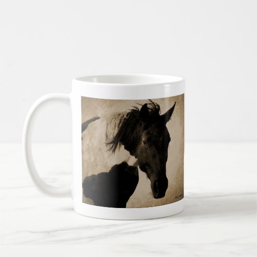 インドの子馬のマグ コーヒーマグカップ (左)