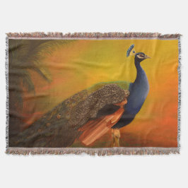 インドの孔雀 スローブランケット