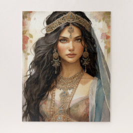 インドの宝石：複雑な美しい ジグソーパズル