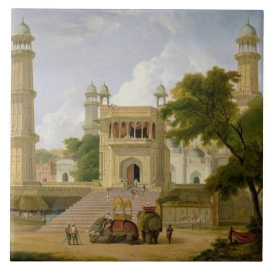 インドの寺院は、原住民ul捕らえのモスクであると言いました タイル (正面)