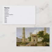 インドの寺院は、原住民ul捕らえのモスクであると言いました 名刺 (正面/裏面)