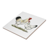 インドの川の鶏 タイル (側面)