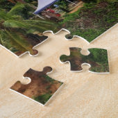 インドの巨大ピラミッド型渓谷 ジグソーパズル (側面)