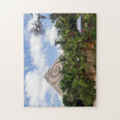 インドの巨大ピラミッド型渓谷 ジグソーパズル (縦)