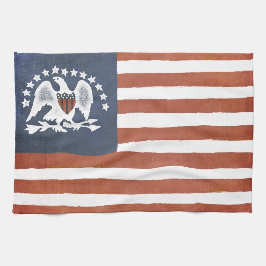 インドの平和旗 キッチンタオル (横)