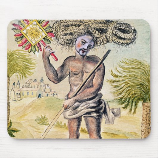 インドの悔悟者の人 マウスパッド (正面)