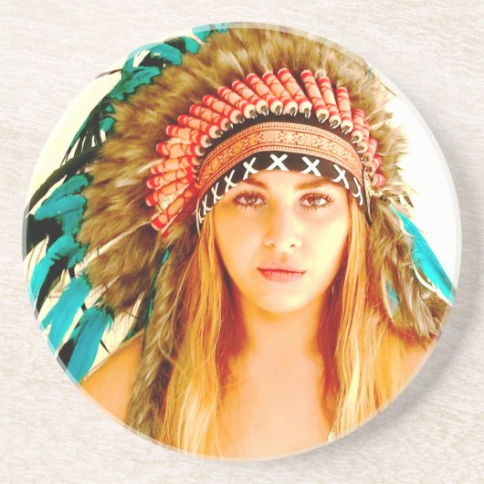 インドの戦士 コースター (正面)