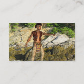 インドの戦士 名刺 (裏面)