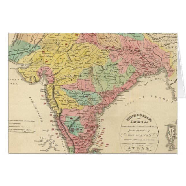 インドの戦闘とセigesの軟骨学の地図 (正面横)