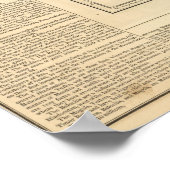 インドの戦闘とセigesの軟骨学の地図 ポスター (角)