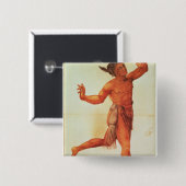 インドの手品師 缶バッジ (正面&裏面)