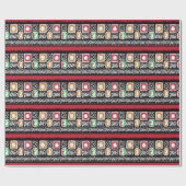 インドの文化：伝統的なアートデザイン ラッピングペーパー (フラット)