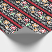 インドの文化：伝統的なアートデザイン ラッピングペーパー (角)