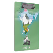 インドの旅行ポスター クリップボード (右)