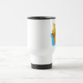 インドの旗そして地図 トラベルマグ (中央)