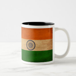 インドの旗のマグ ツートーンマグカップ