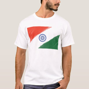 インドの旗の旗のインドの国民の国の国家 Tシャツ