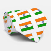 インドの旗のTシャツおよびギフト ネクタイ (ロール)