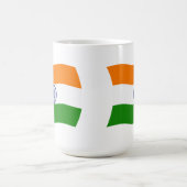 インドの旗マグカップ コーヒーマグカップ (中央)
