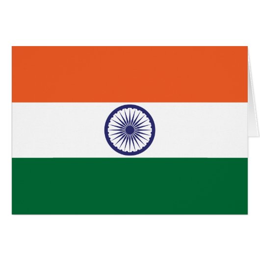 インドの旗 (正面横)