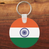 インドの旗 キーホルダー (正面)