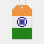 インドの旗 ギフトタグ (正面)