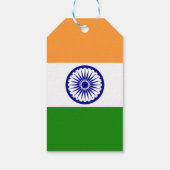 インドの旗 ギフトタグ (裏面)
