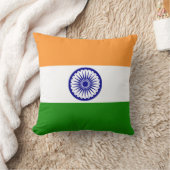 インドの旗 クッション (ブランケット)