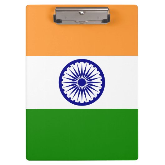 インドの旗 クリップボード (正面)