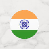 インドの旗 コンフェッティ (スモール正面)